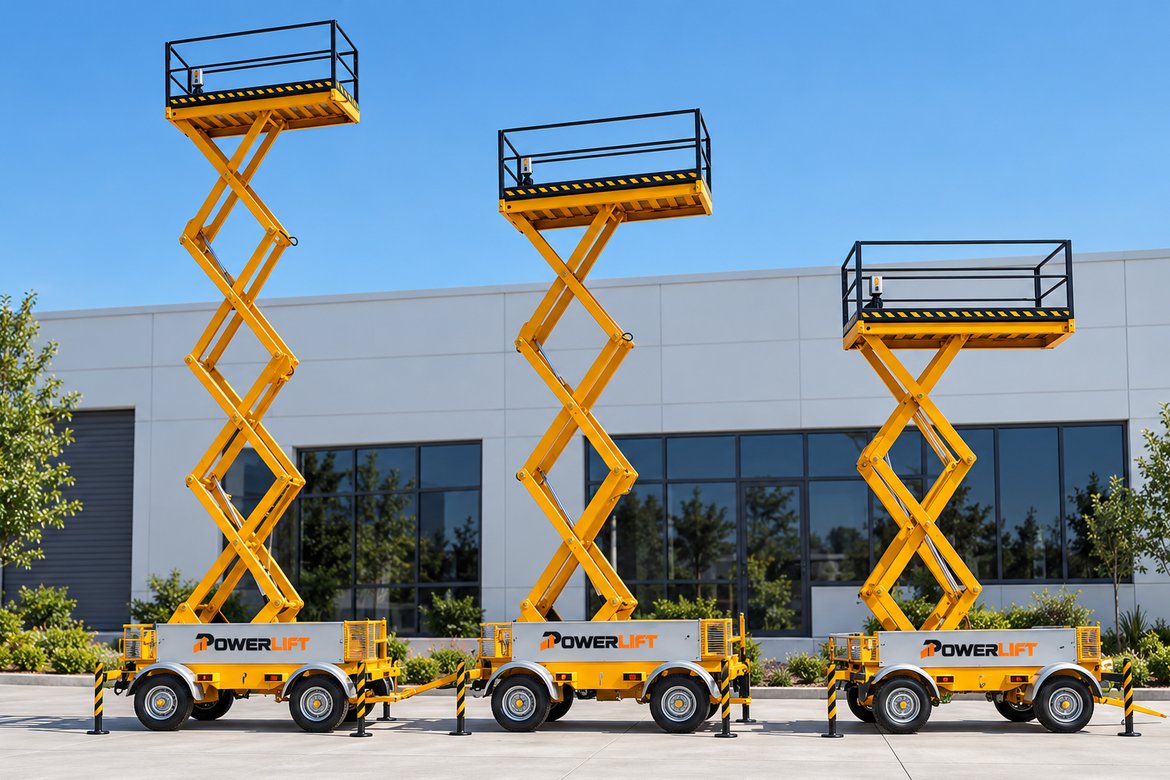 Powerlift HPMT 1200, HPMT 1000 ve HPMT 850 personel yükselticiler